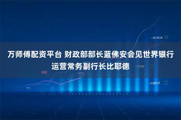 万师傅配资平台 财政部部长蓝佛安会见世界银行运营常务副行长比耶德